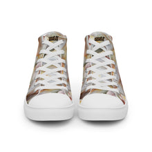 Load image into Gallery viewer, Women’s Oyster Shell High Top Canvas Shoes
