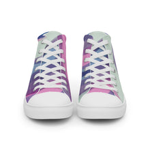 Load image into Gallery viewer, Women’s Lace-Up Bubblegum Canvas Shoes
