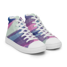 Load image into Gallery viewer, Women’s Lace-Up Bubblegum Canvas Shoes
