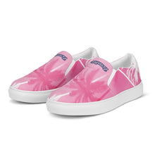 Load image into Gallery viewer, Women’s Pink Palm Slip-on Canvas Shoes
